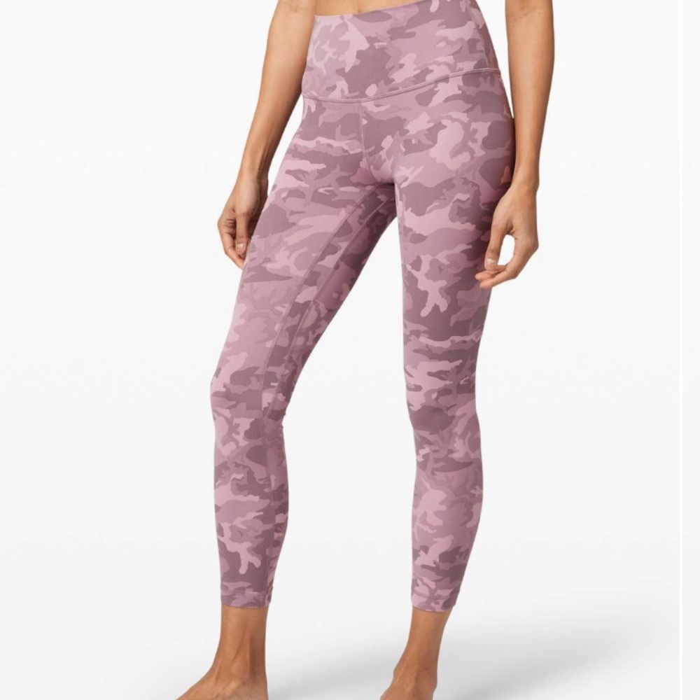 Lululemon Align Incognito Camo Pink Taupe leggings